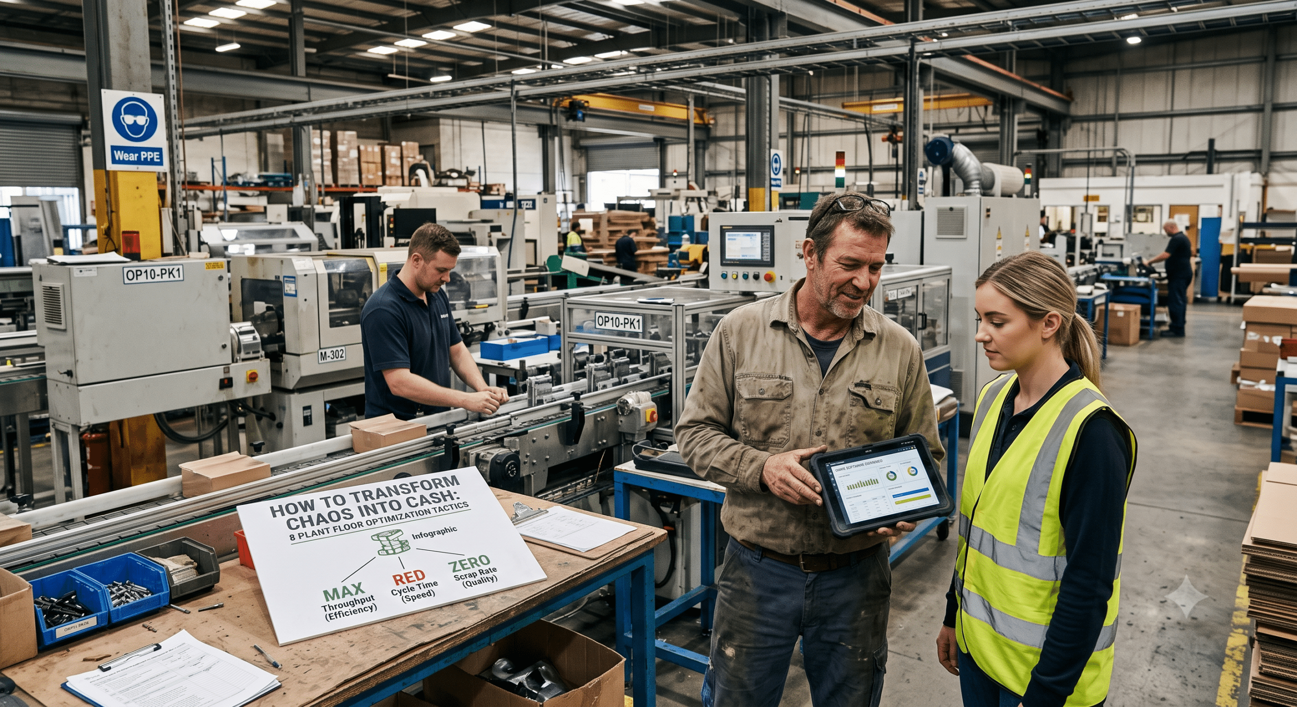 CMMS software dashboard helping factory maintenance teams improve equipment performance and plant operations.
