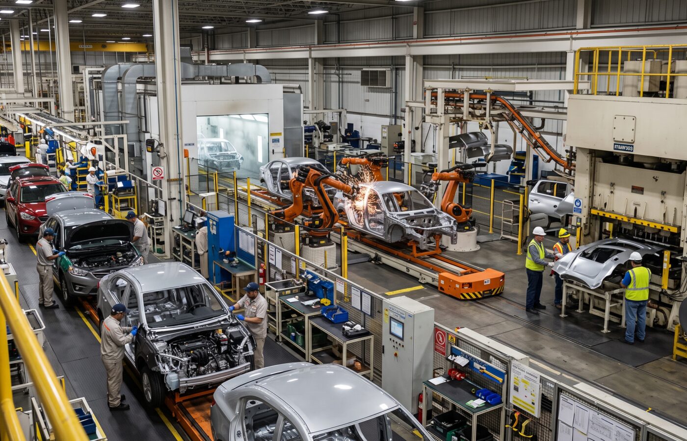 The Automotive Manufacturing Process: From Stamping to Final Assembly
