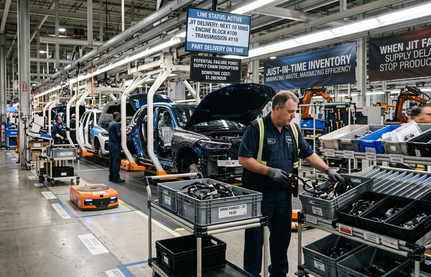 Just in Time Inventory: How Automakers Use It and When It Fails